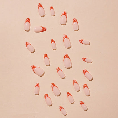 Kunstnägel mit kreativem Flamingo-Muster Brehn