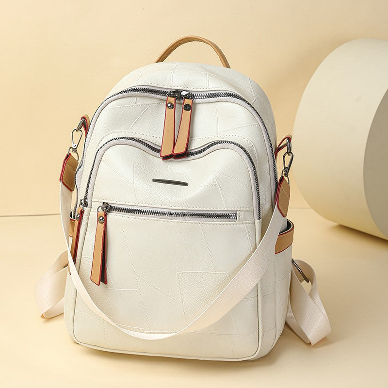 Vielseitiger multifunktionaler Leder Rucksack Brehn