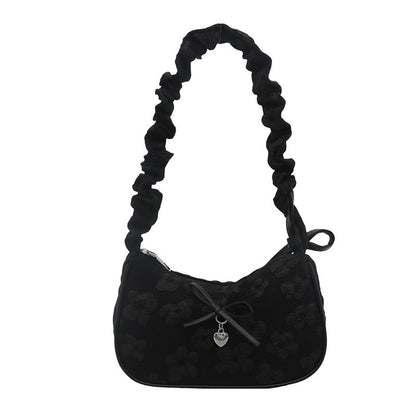 Elegante florale verzierte Schultertasche Brehn