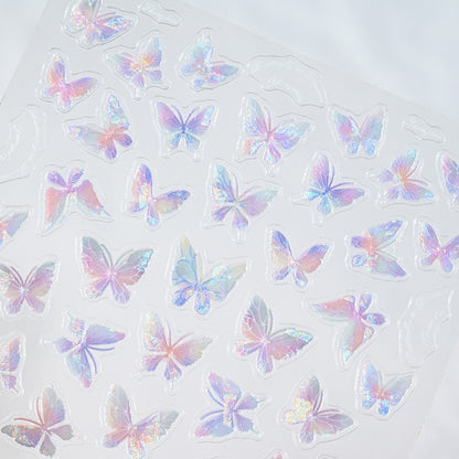 Dekorative Schmetterling Nagel Art Aufkleber