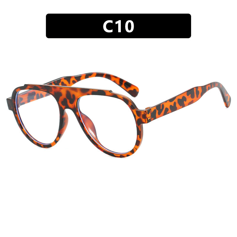 Damen Vintage-Style Sonnenbrille mit elegantem Kunststoffrahmen im Leopardenmuster Brehn