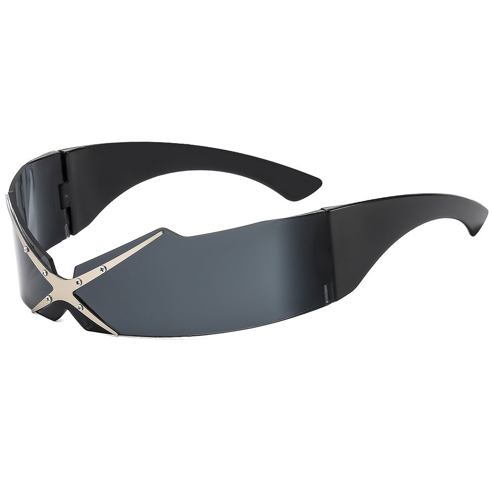 Damen futuristische Sportsonnenbrille Brehn
