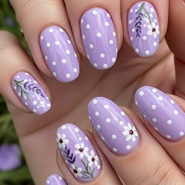 Floral Art Press-On Nail Set Brehn 1789915378