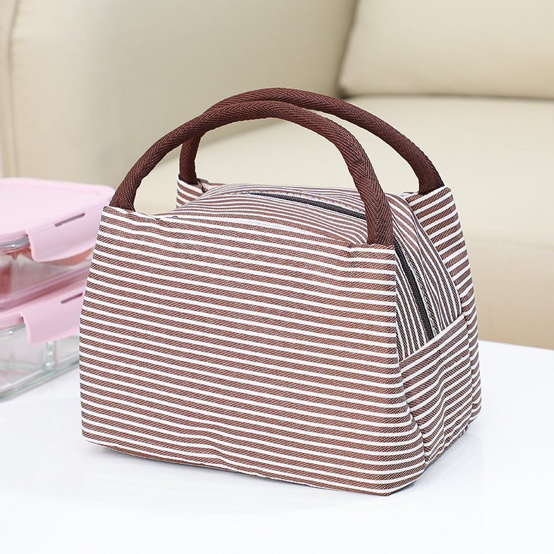 Isolierte gestreifte Lunch-Tasche Brehn