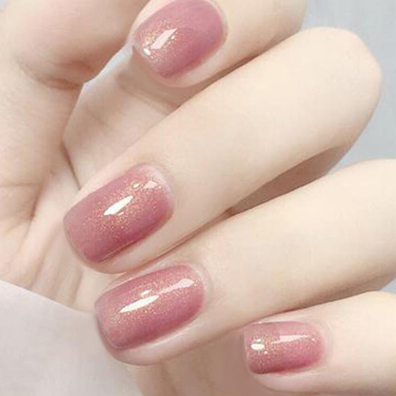 Glitzernde Gel Press-On Nägel Brehn