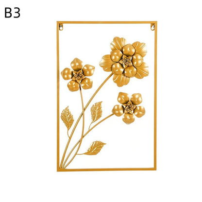 Floral Metal Wandkunst Brehn