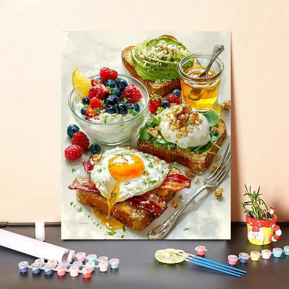 Gourmet Dessert-Themen Leinwandkunst Brehn