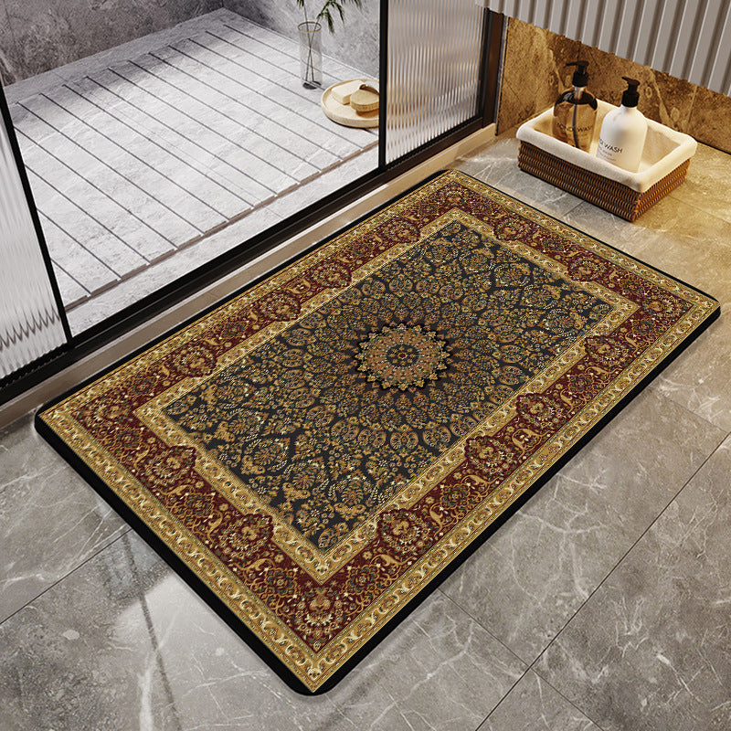 Dekorative Vintage-Muster Badematte Brehn