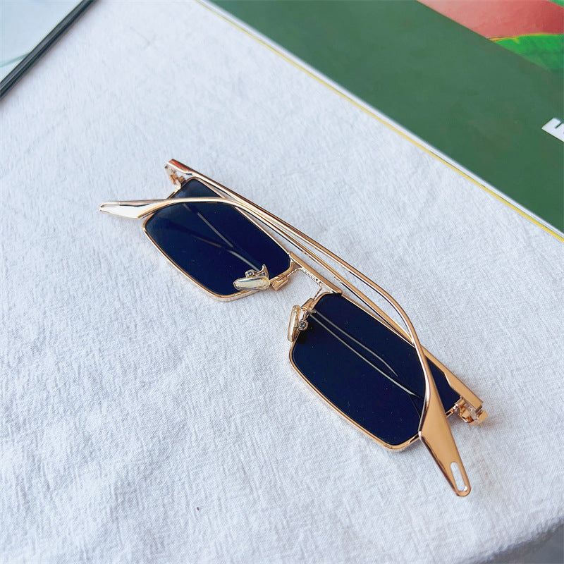Modebewusste geometrische Fassung Sonnenbrille Brehn