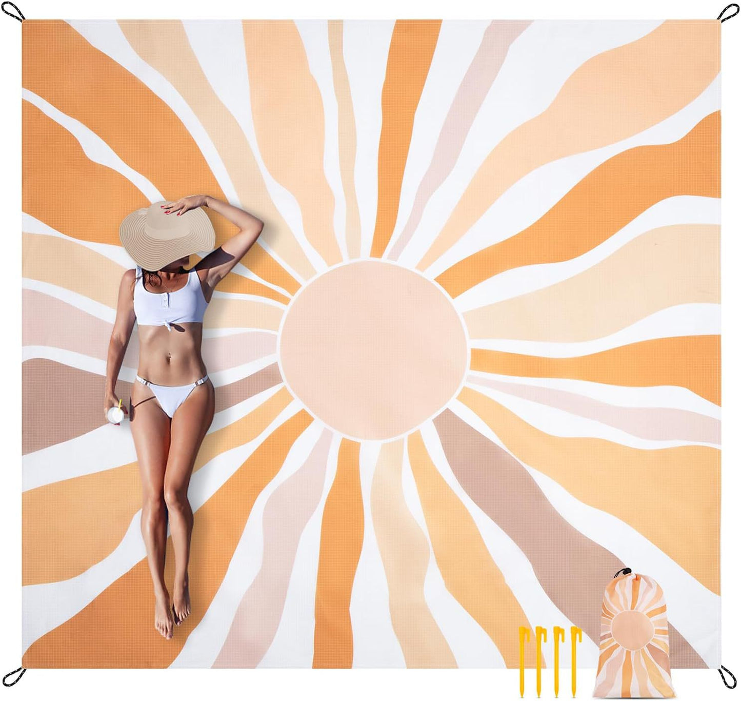 Sunburst Stranddecke Brehn