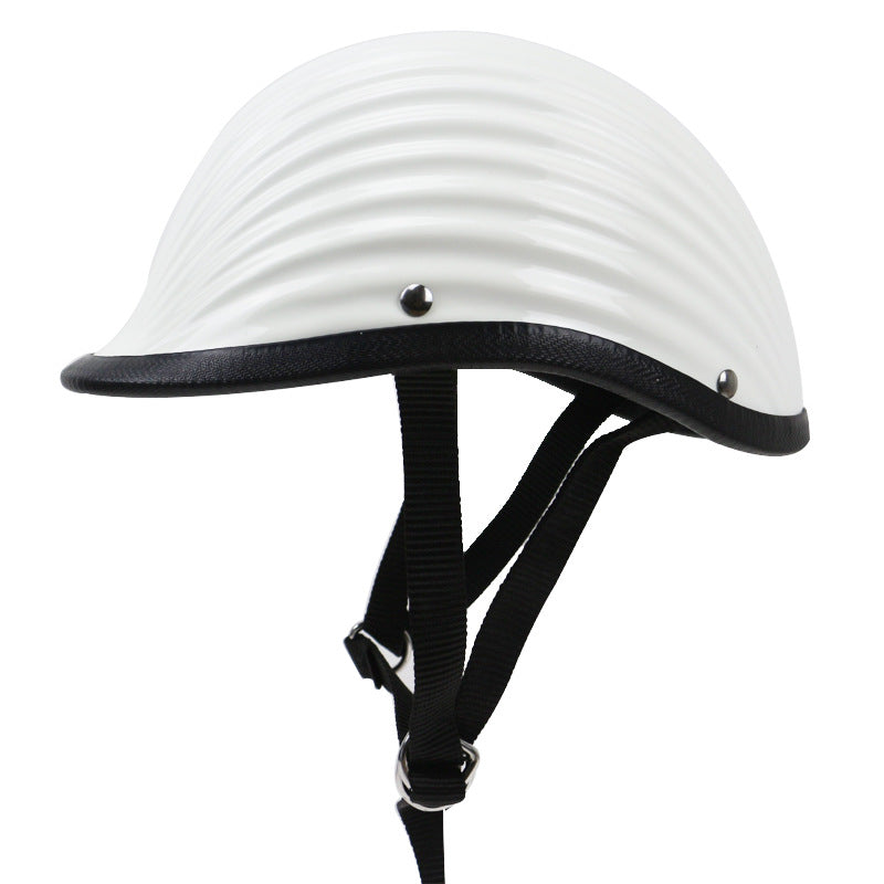 Retro Schutzmotorradhelm Brehn