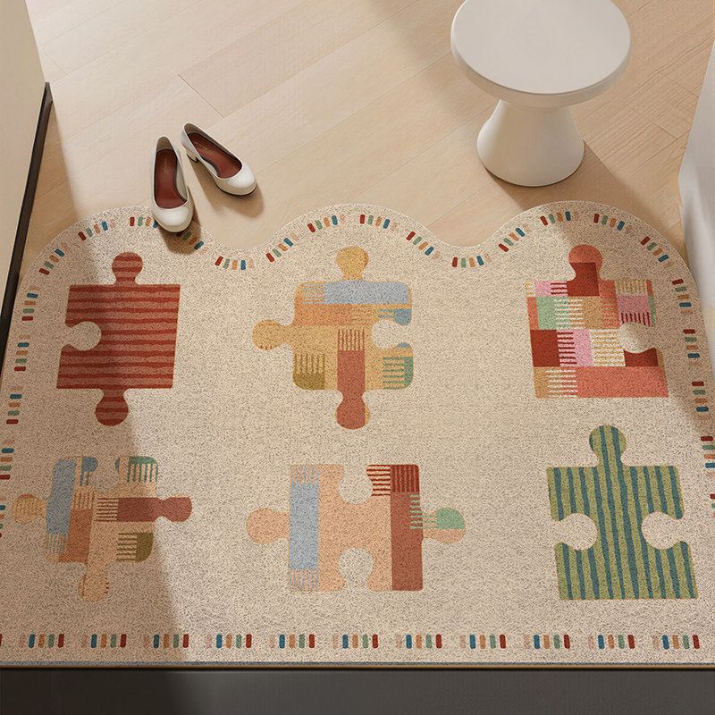 Puzzle Design Bereich Teppich