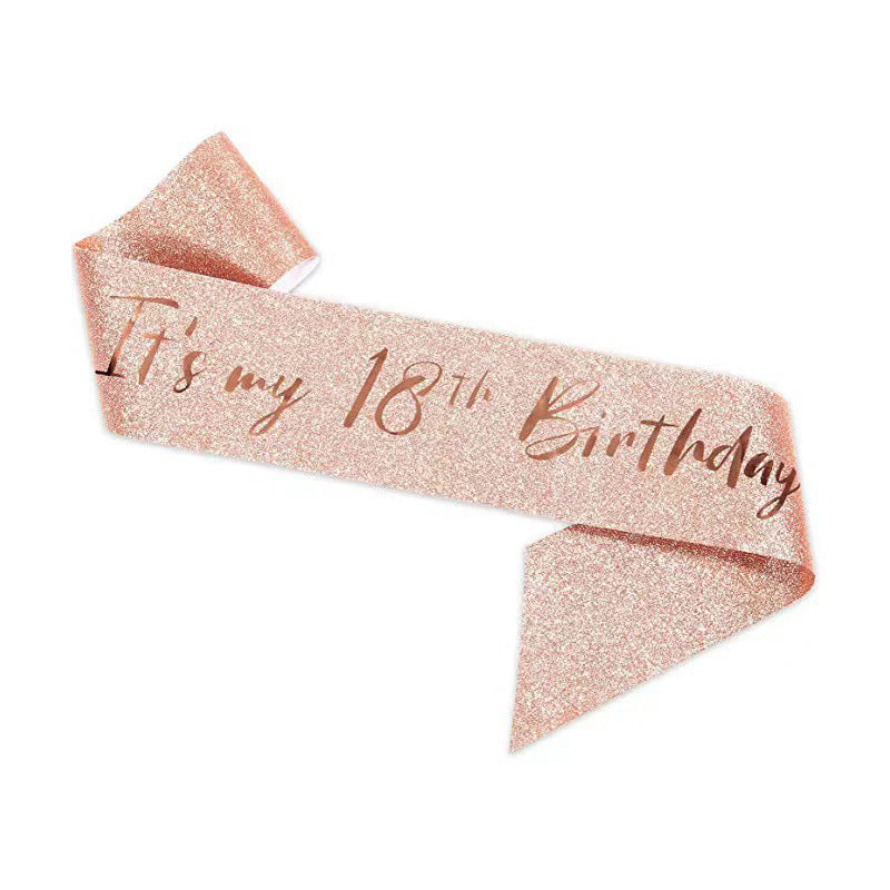 Damen Festliche 10. Geburtstag Dekoband Brehn