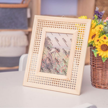 Dekorativer Fotorahmen aus Naturholz Brehn