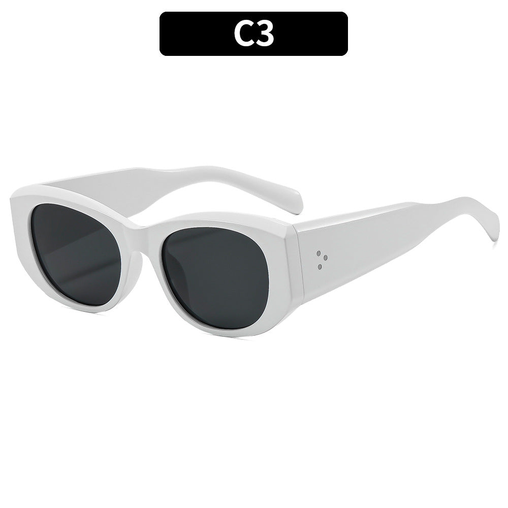 Modische Cat-Eye-Sonnenbrillen mit Verlaufsgläsern