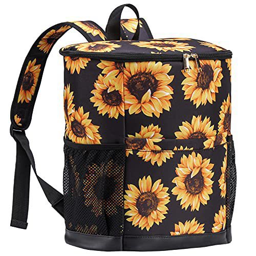 Damen Kühltasche mit Sonnenblumenmuster Brehn