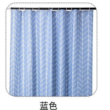 Moderne Chevron-Muster Duschvorhang Brehn