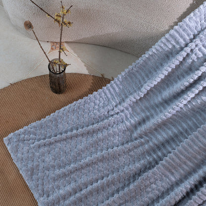 Damen Flauschige Kuscheldecke mit texturiertem Design Brehn
