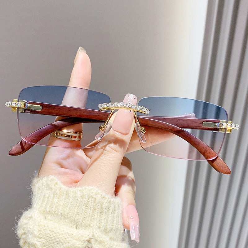 Damen elegante Sonnenbrille mit einzigartigem Rahmen Brehn