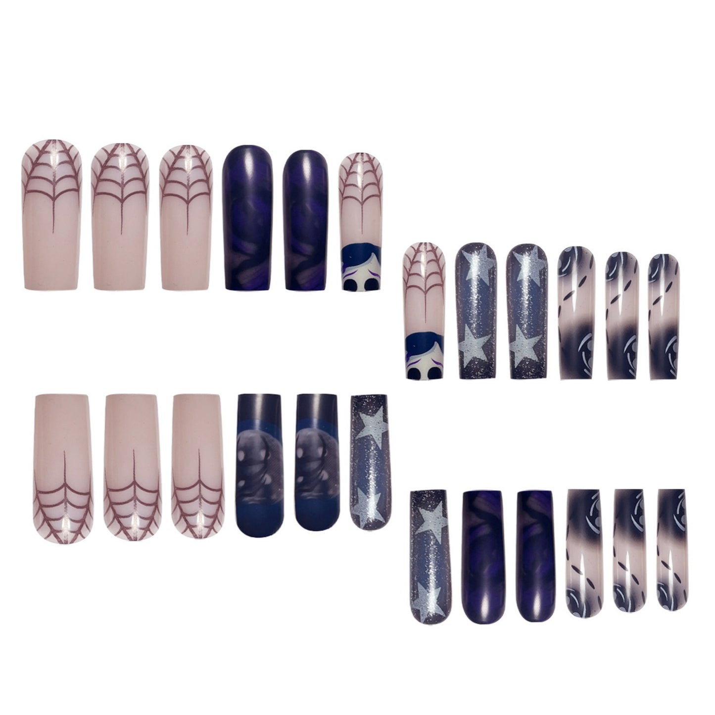 Künstlerisches Kosmisches Nageldesign Brehn
