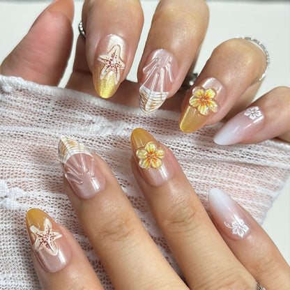 Künstlerisch Themen Press-On Nail Kollektion Brehn