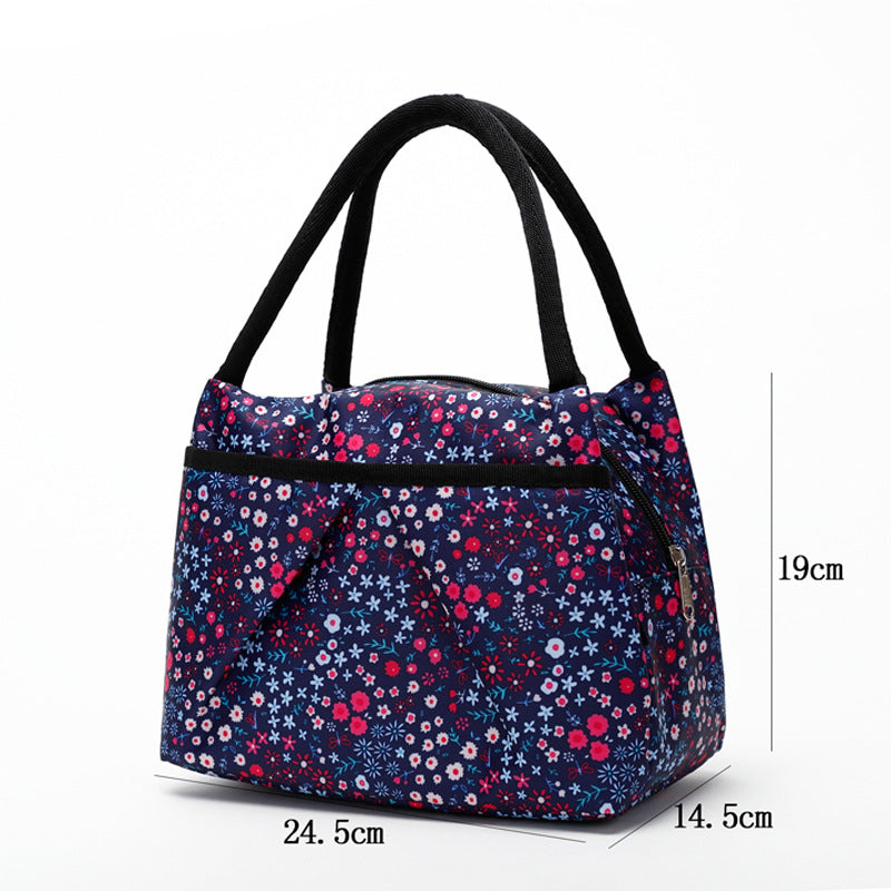 Blumige isolierte Lunch-Kühltasche Brehn