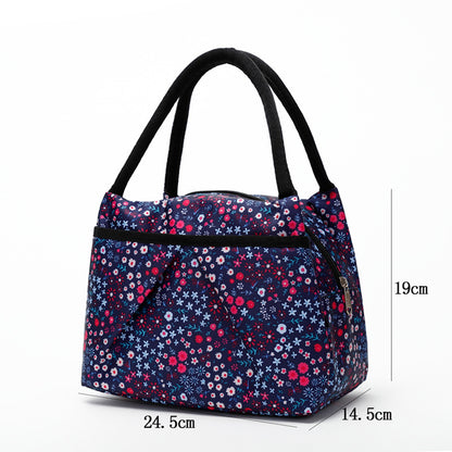 Blumige isolierte Lunch-Kühltasche Brehn