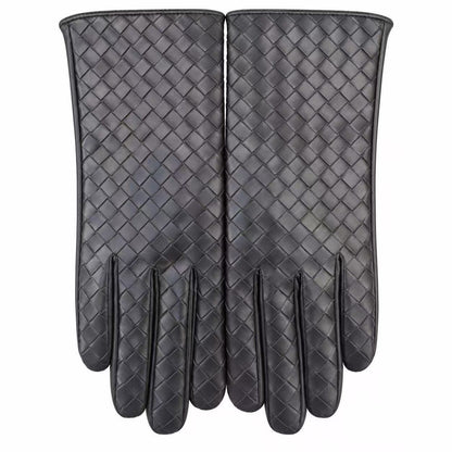 Premium Woven Leather Gloves Brehn