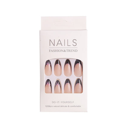 Stylisches DIY Press-On-Nagelkunst-Set Brehn