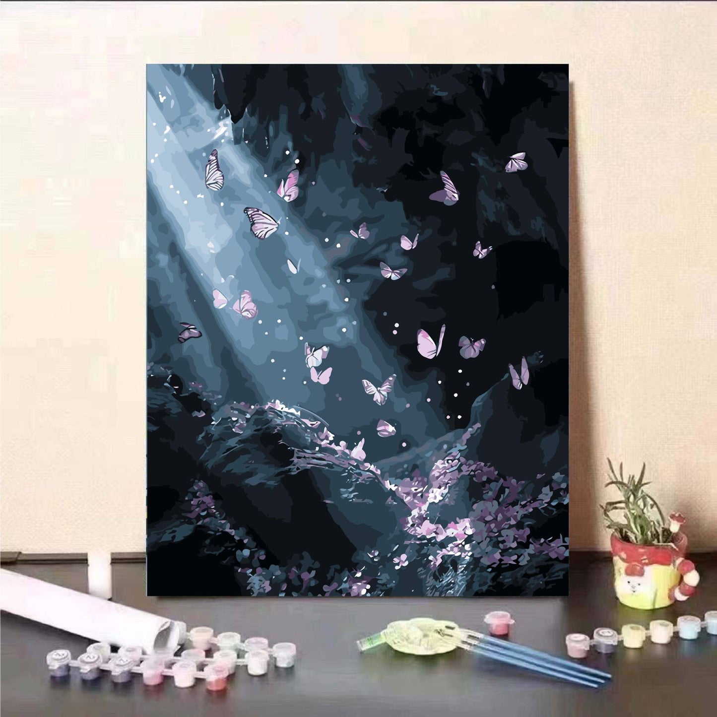 Floral Fantasy Malen nach Zahlen Wandkunst Brehn