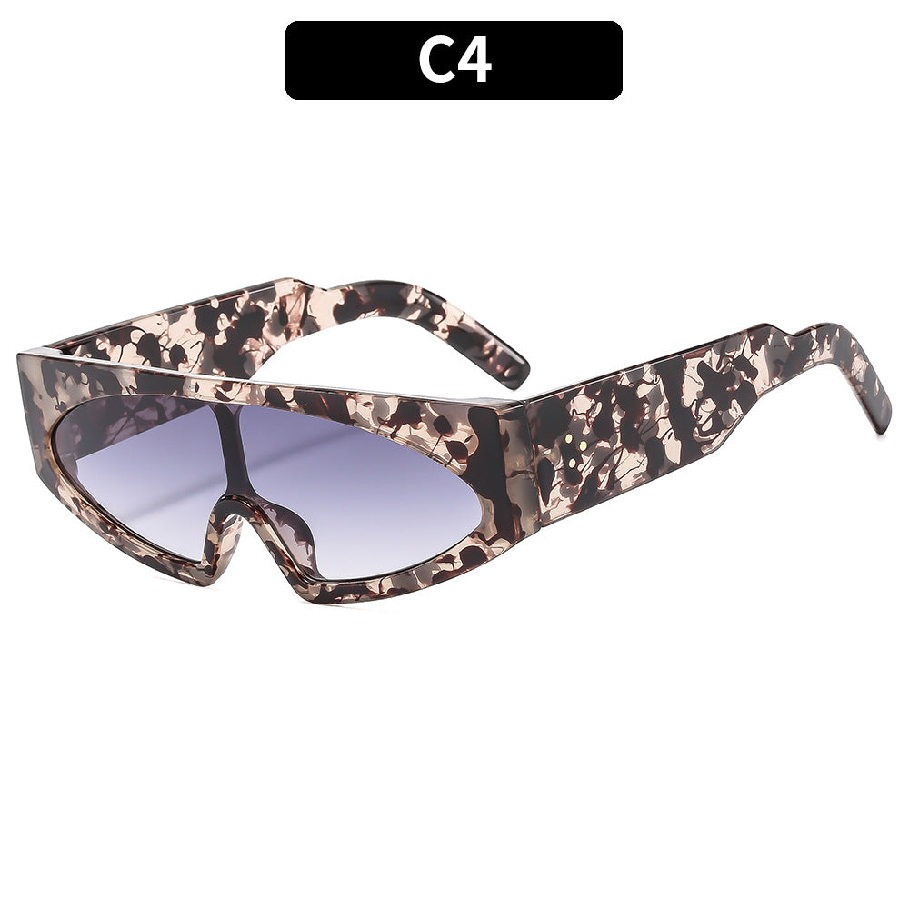 Futuristische Minimalistische Schutzbrille Sonnenbrille