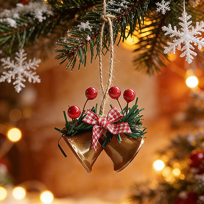 Nostalgische Weihnachtsklingel-Dekoration Brehn