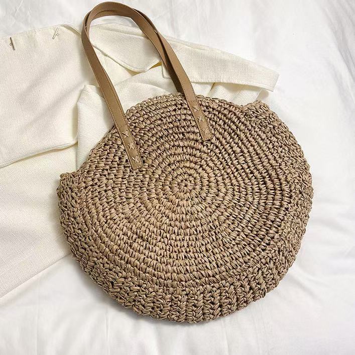 Runde Geflochtene Tasche Brehn