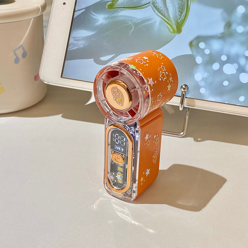 Tragbarer Mini Ventilator mit Led-Anzeige Brehn
