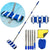 Professionelles teleskopisches Edelstahl Auto Wasch- und Detailmopp-Set Brehn