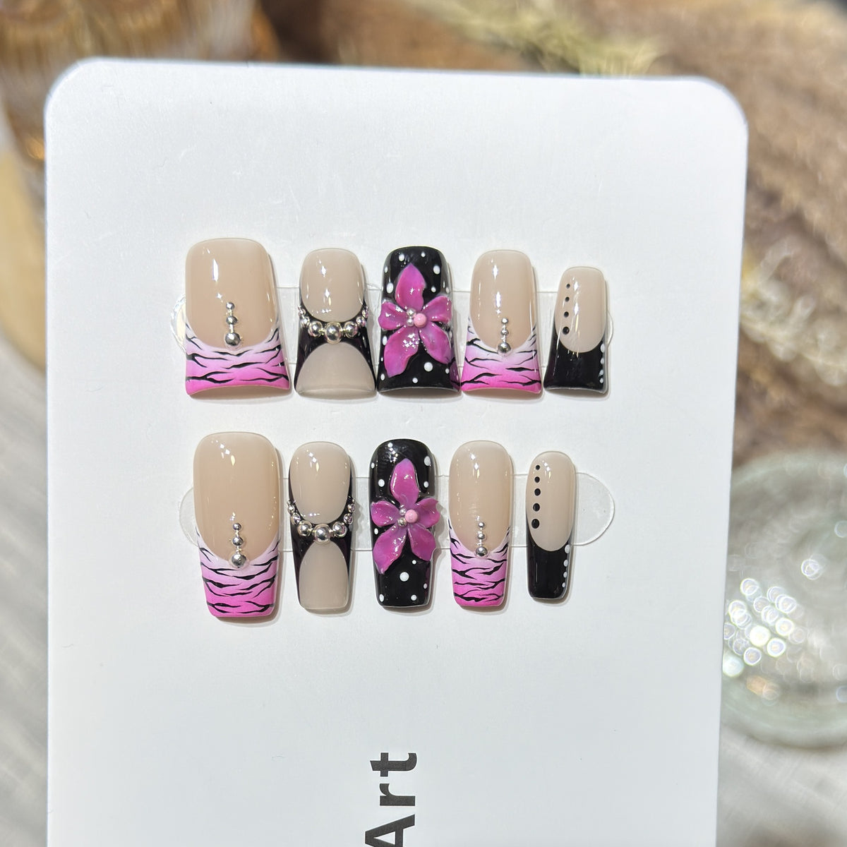 Wiederverwendbares Press-On Nagelset Brehn