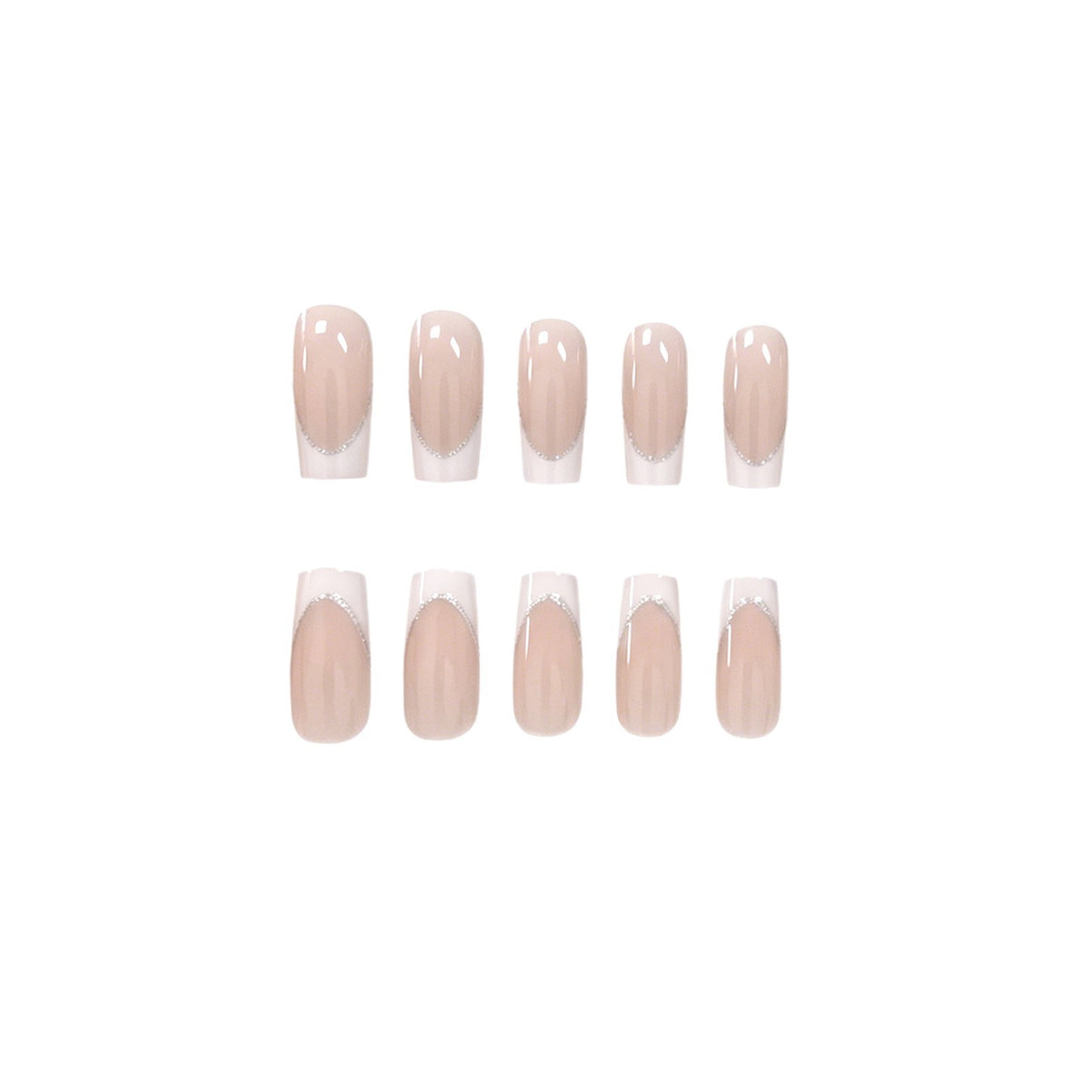 Elegante Französische Tipp-Acryl-Nail-Enhancements Brehn 1789915911