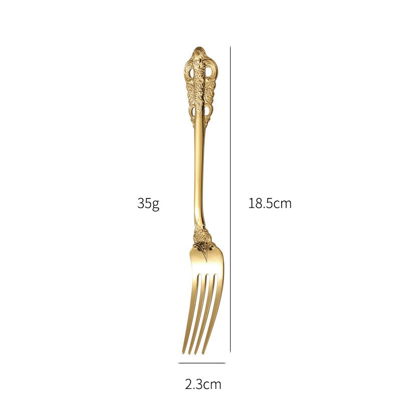 Elegante Fischgabel mit Kunstvollem Griffdesign Brehn