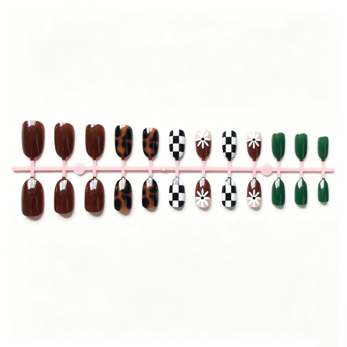 Künstlerisches gemischtes Muster Nagelkunst Set
