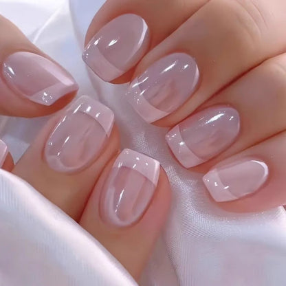 Elegante französische Spitzen-Acryl-Nagelverstärkungen Brehn 1789915301