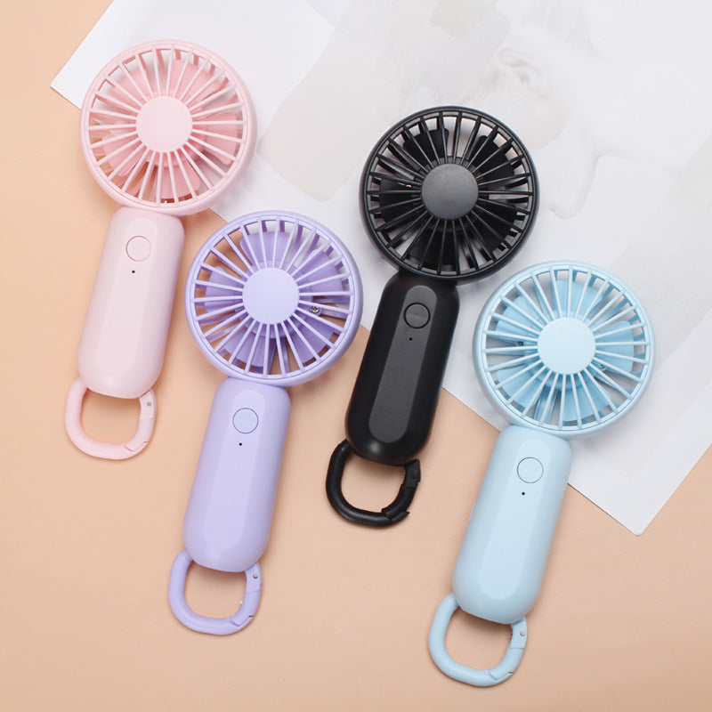 Unisex nan tragbarer Mini-Handventilator mit USB-Aufladung und Trageschlaufe Brehn