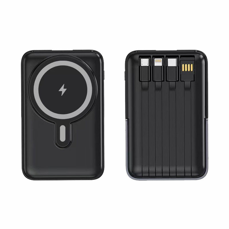 Tragbare Powerbank mit Integriertem Kabelfach Von Brehn