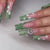 Florale 3D dekorative Nagelkunst Brehn