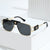 Damen stilvolle Sonnenbrille mit modernem, quadratischem Rahmen Brehn