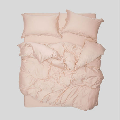 Bürstet Baumwolle Percale Bettbezug mit passendem Kissenbezug und Spannbetttuch