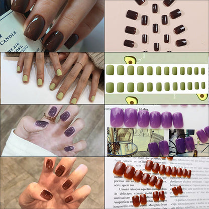 Glänzendes Press-On Nagelset Brehn
