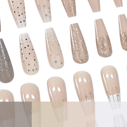 Elegante Sternen-Nagelkunst Brehn