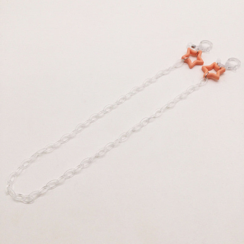 Modische Brillenhalterkette mit Sternenanhängern Brehn