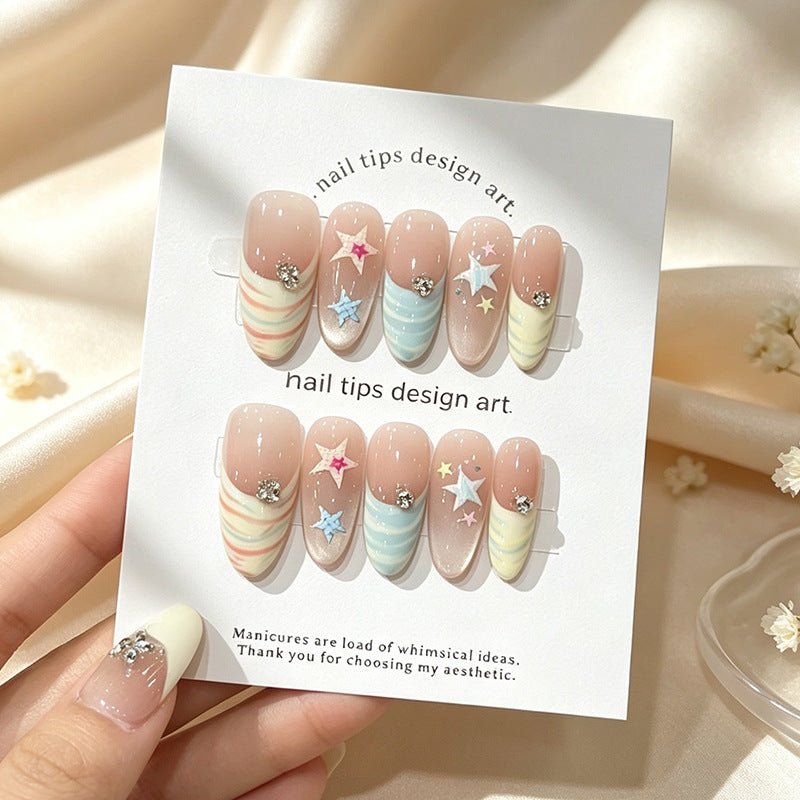Verspielt Nagelkunst Press-On Set Brehn