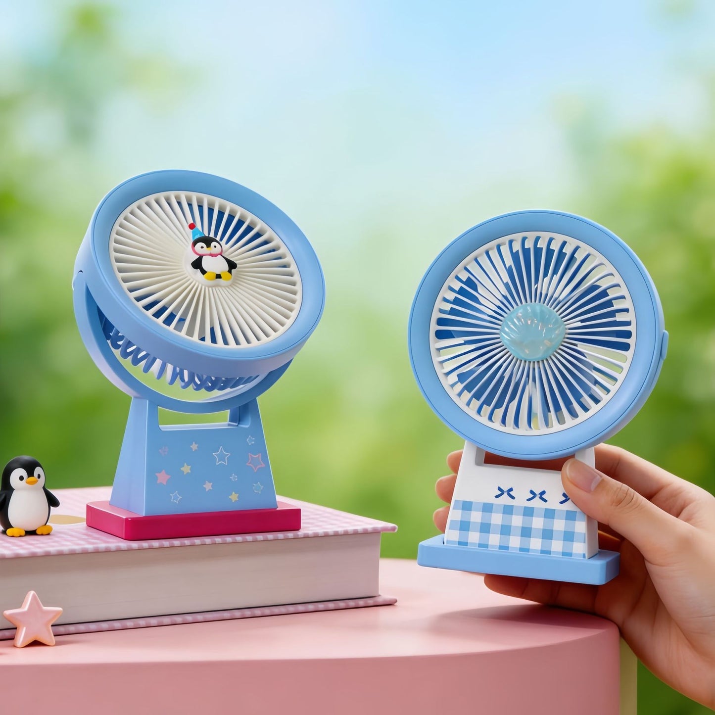 Damen kreativer Fußball-Ventilator mit USB-Anschluss Brehn